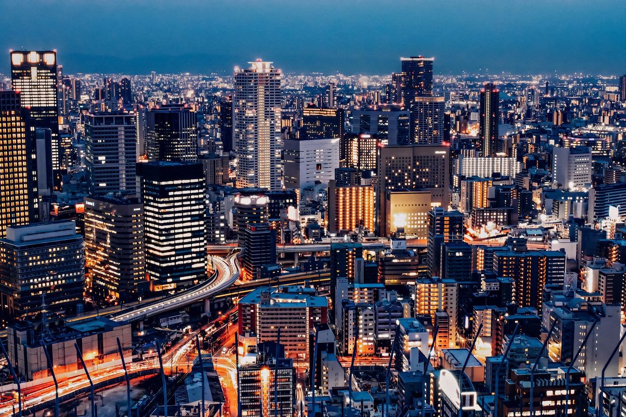 大阪の夜景
